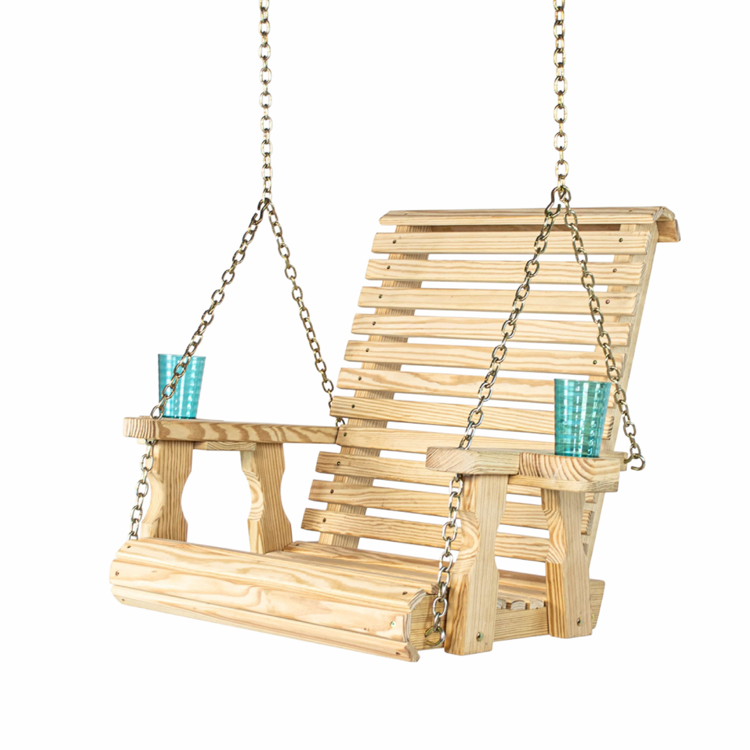 Amish Casual Heavy Duty Roll Back Swing Chair
