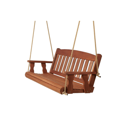 Amish Casual 5 Foot Cedar Stain Mission Porch Swing