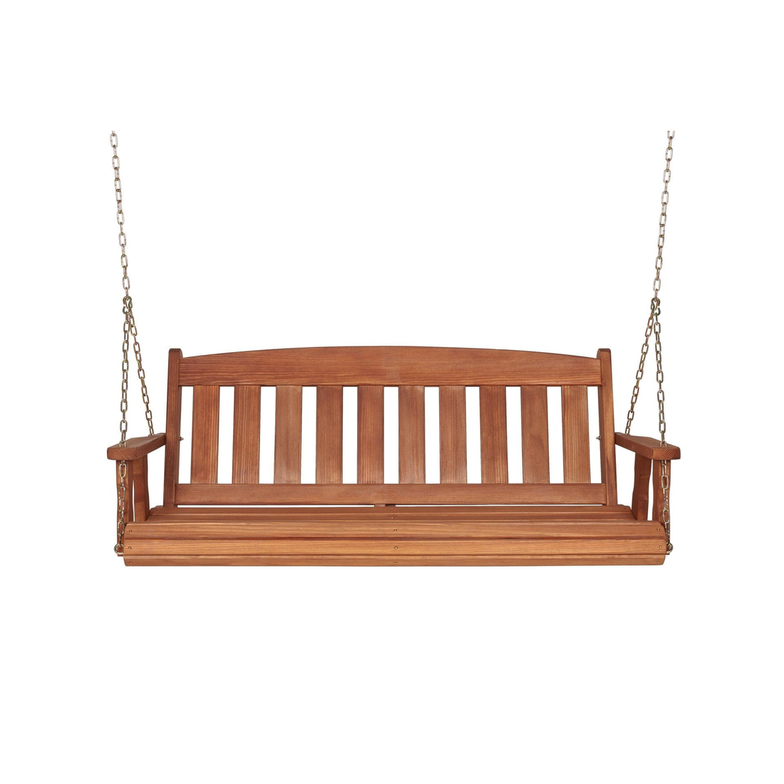 Amish Casual 5 Foot Cedar Stain Mission Porch Swing with Clearcoat