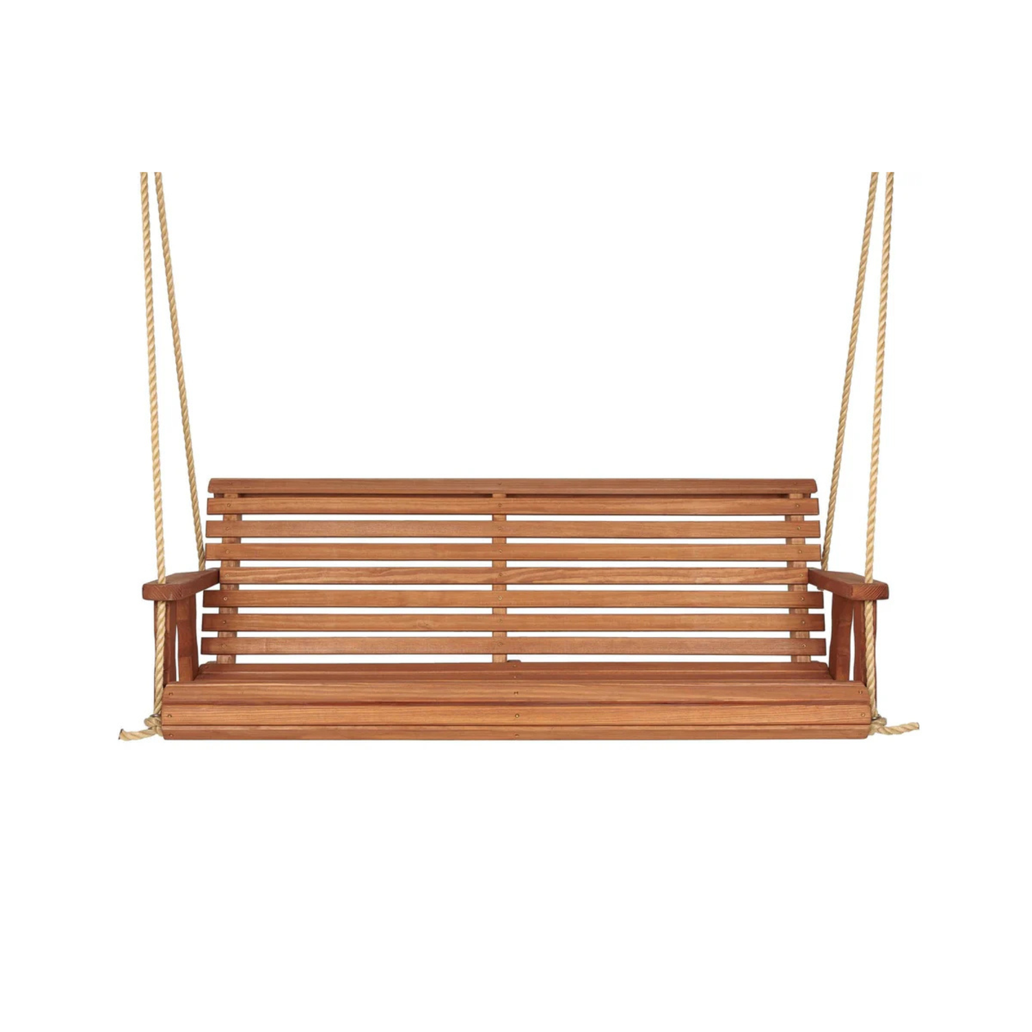 Amish Casual 4 Foot Roll Back Porch Swing in Cedar Stain