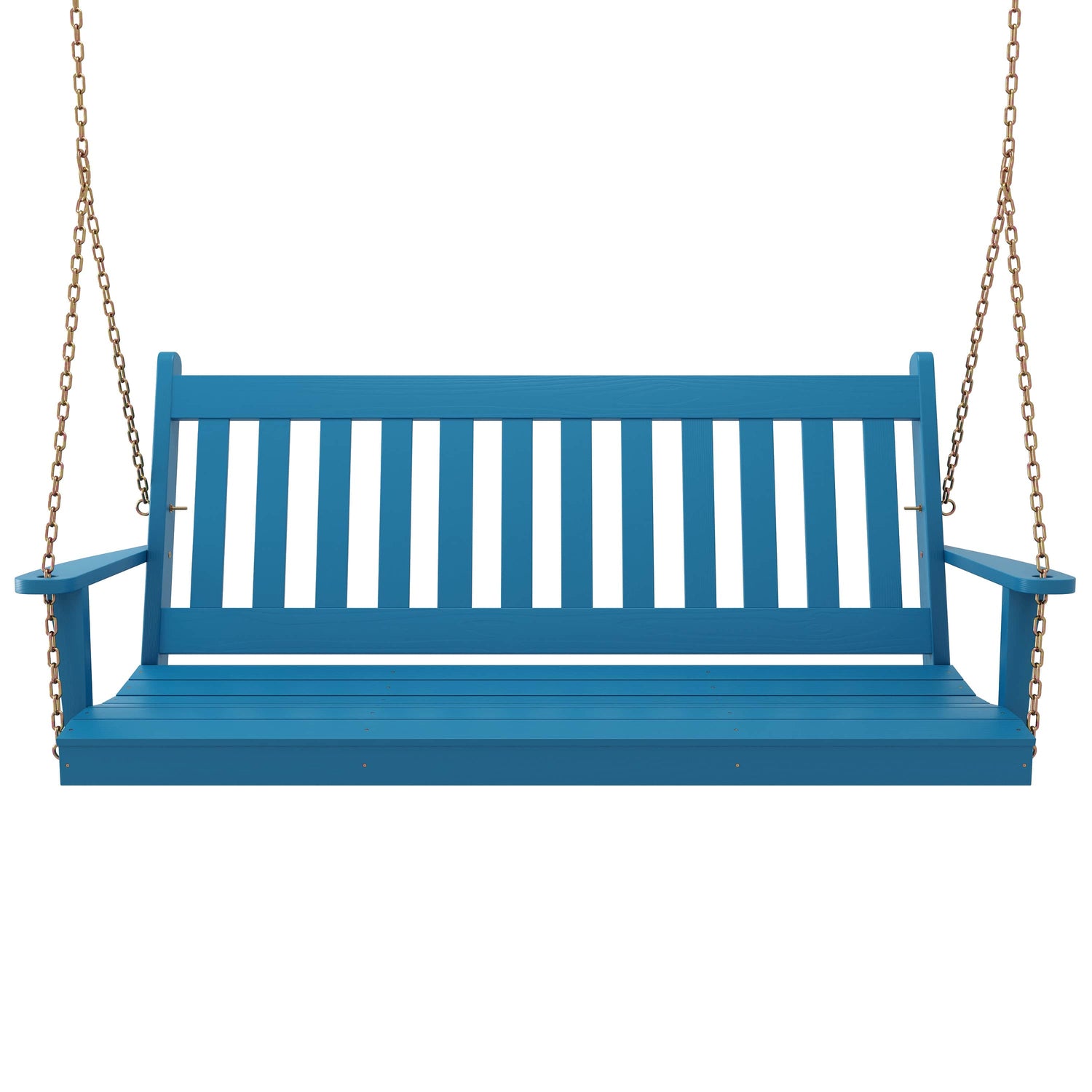 Keystone Amish Co. 5 Foot Franklin Porch Swing, Carribean Blue