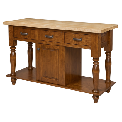 Hoosier Timbercraft Fontaine Cherry Kitchen Island