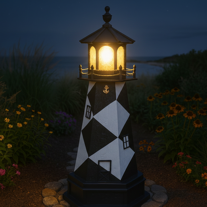 Heritage Lawncraft Cape Amish Made Decorative Lawn Lighthouse