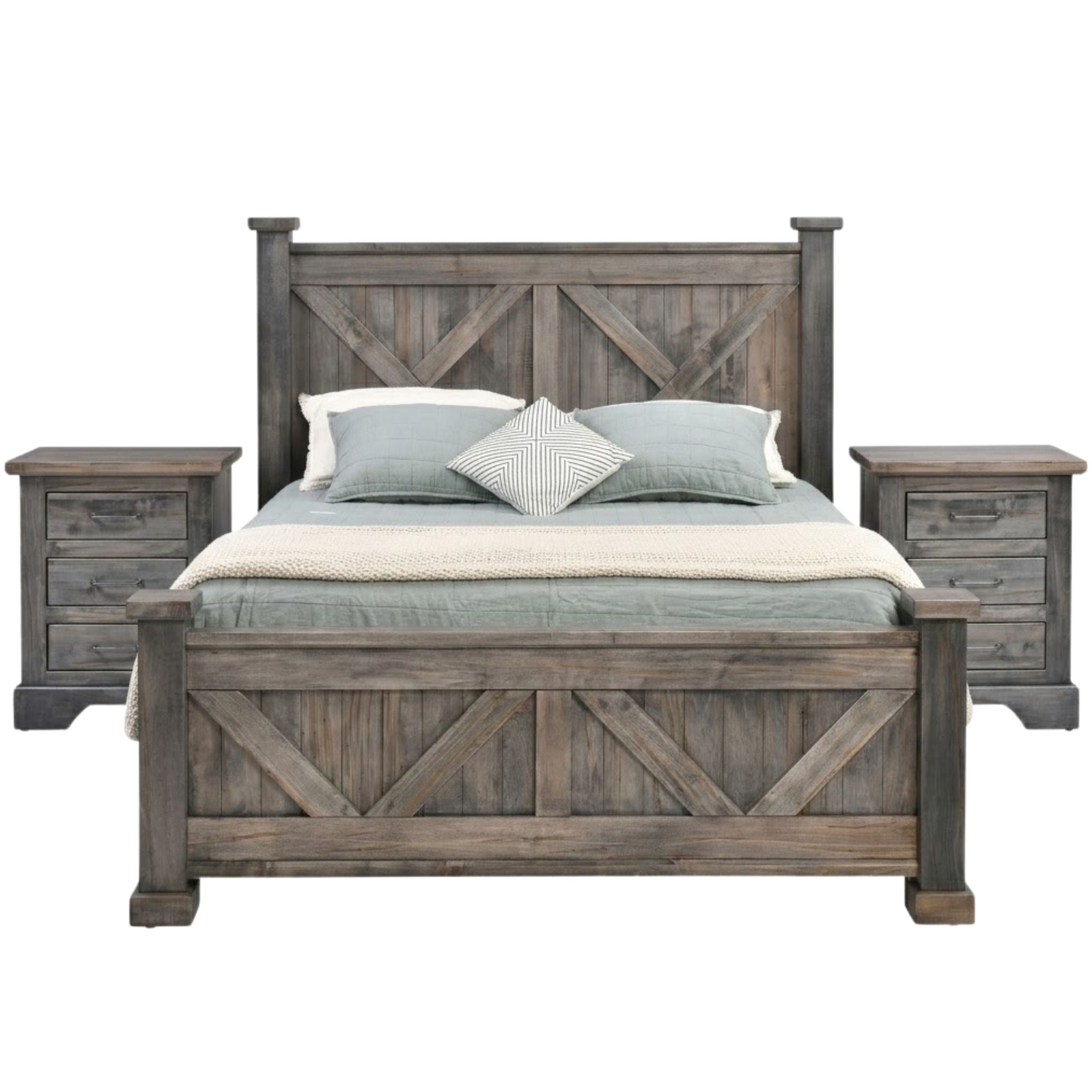 High Bank Woodworks Pendleton 3-Piece Maple Bedroom Set