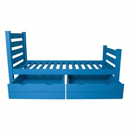 Versaloft Homestead Amish Made Bed Frame with Headboard, Footboard, and 2-Piece Drawers