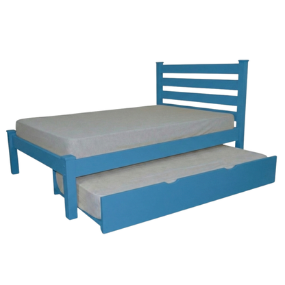 Versaloft Homestead Amish Made Bed Frame with Headboard and Trundle Unit