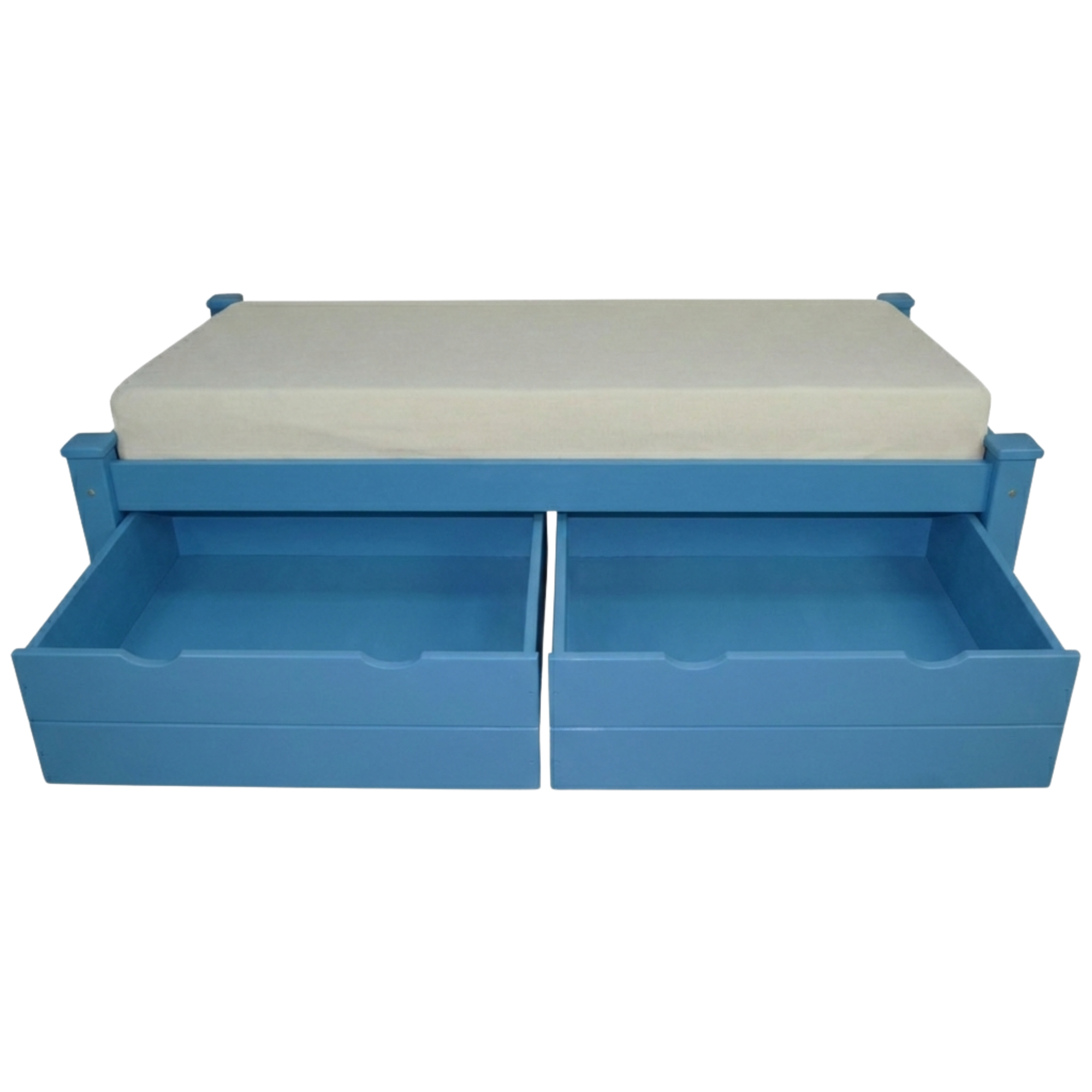 Versaloft Homestead Amish Made Bed Frame with 2-Piece Drawers