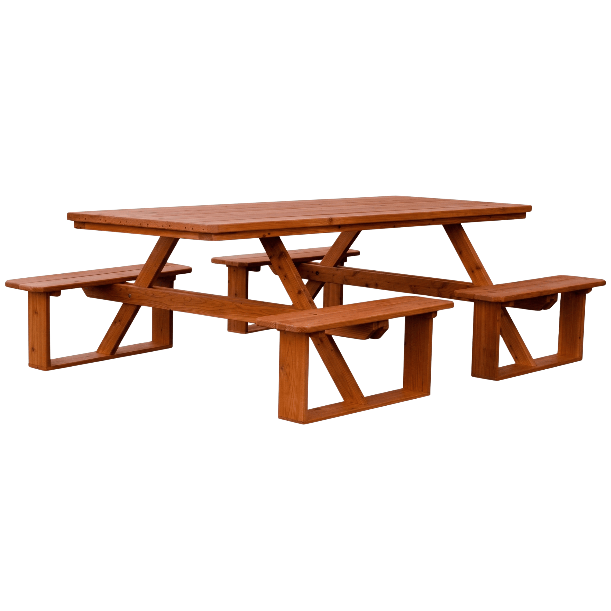 Keystone Amish Co. Red Cedar 8 Foot Walk-In Outdoor Table