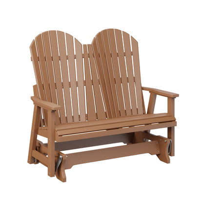 Berlin Gardens Comfo Back Poly Lumber Double Glider