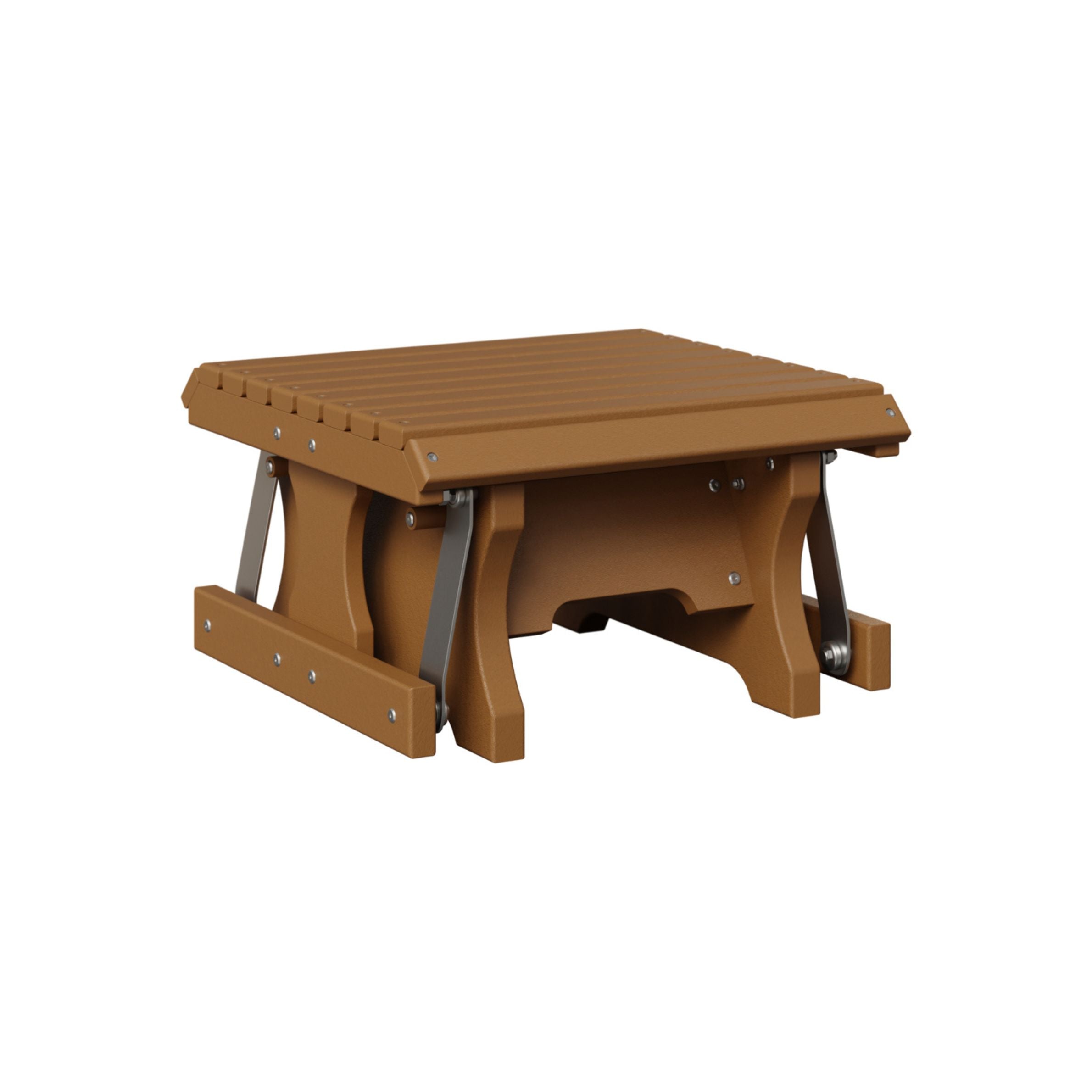Berlin Gardens Outdoor Poly Lumber Gliding Footstool