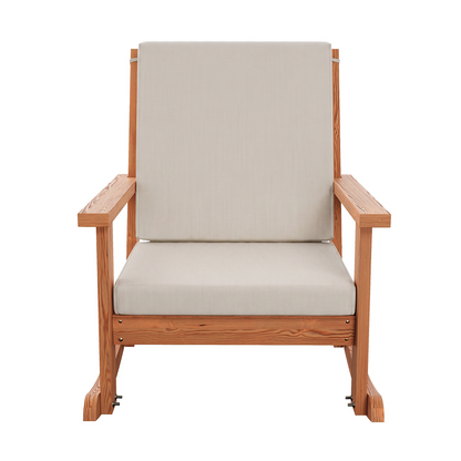 Amish Casual Deep Seated Rocking Chair with Cushion