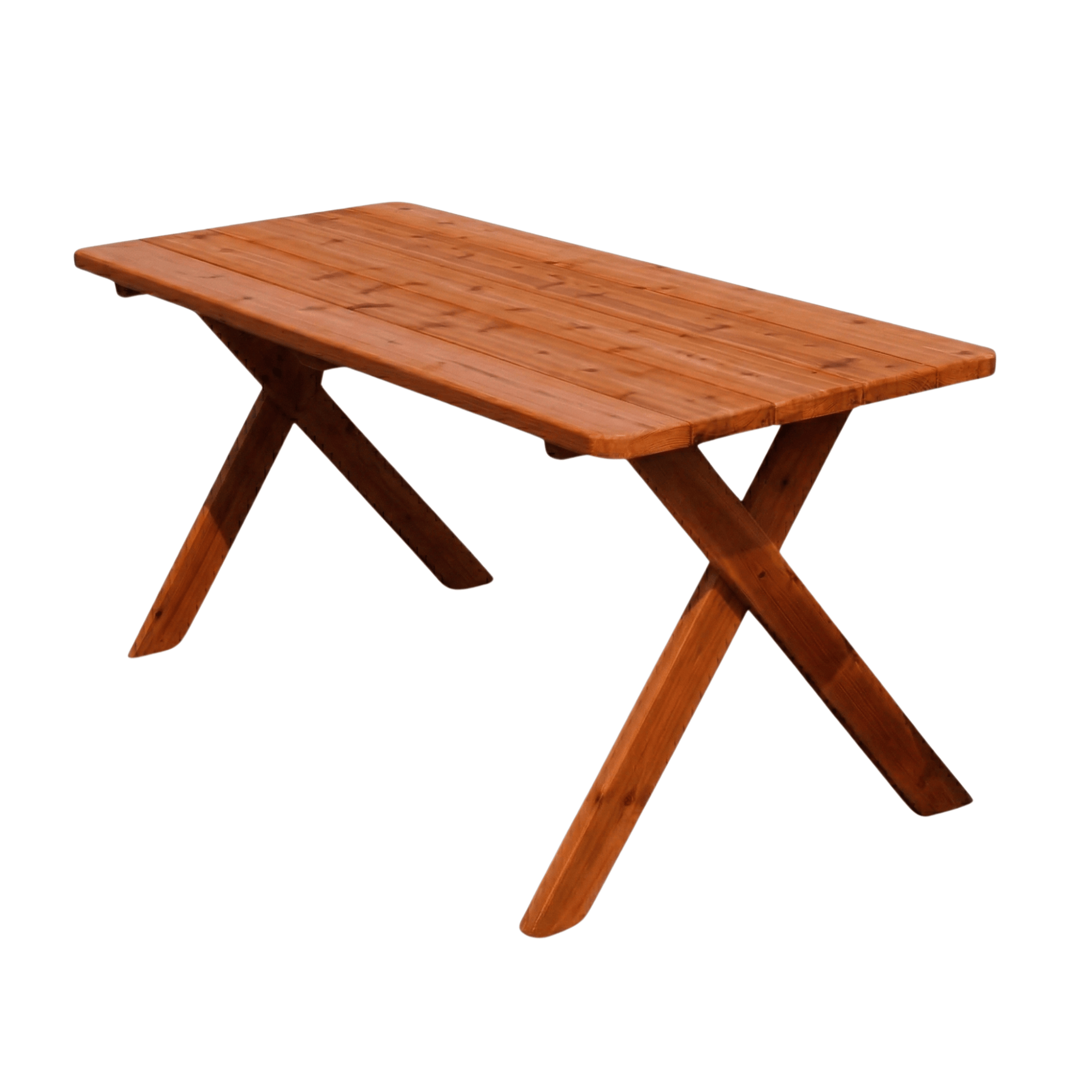 Keystone Amish Co. Red Cedar Crossleg Outdoor Table