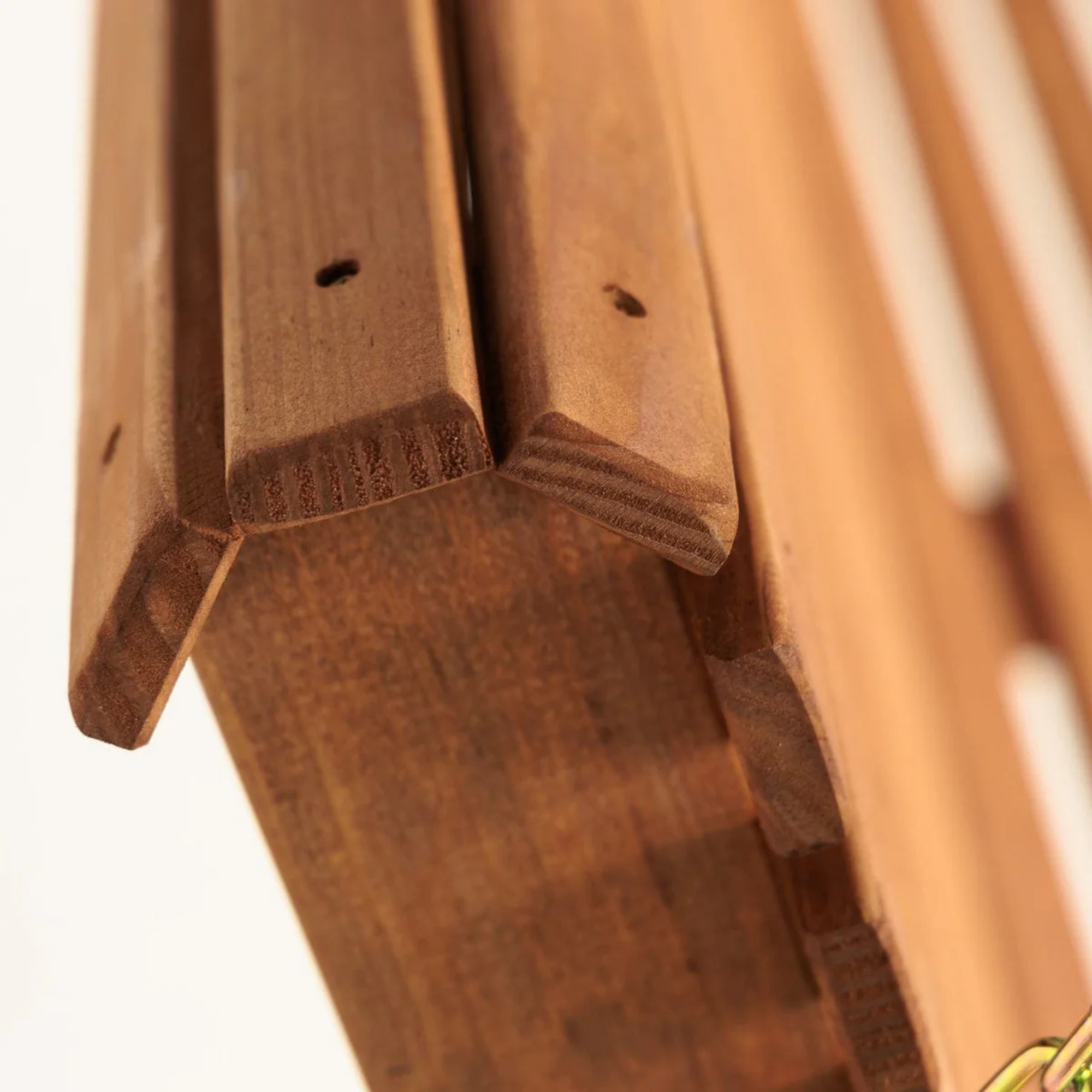 Amish Casual 5 Foot Roll Back Porch Swing in Cedar with Clearcoat