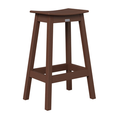 Berlin Gardens Outdoor Saddle Poly Lumber Bar Stool