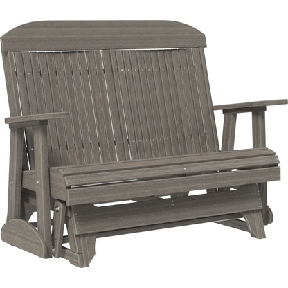LuxCraft Classic Highback 4-Foot Poly Composite Patio Glider