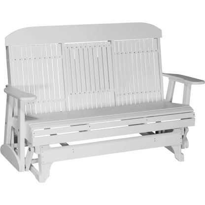 LuxCraft Classic Highback Console 5-Foot Poly Composite Patio Glider