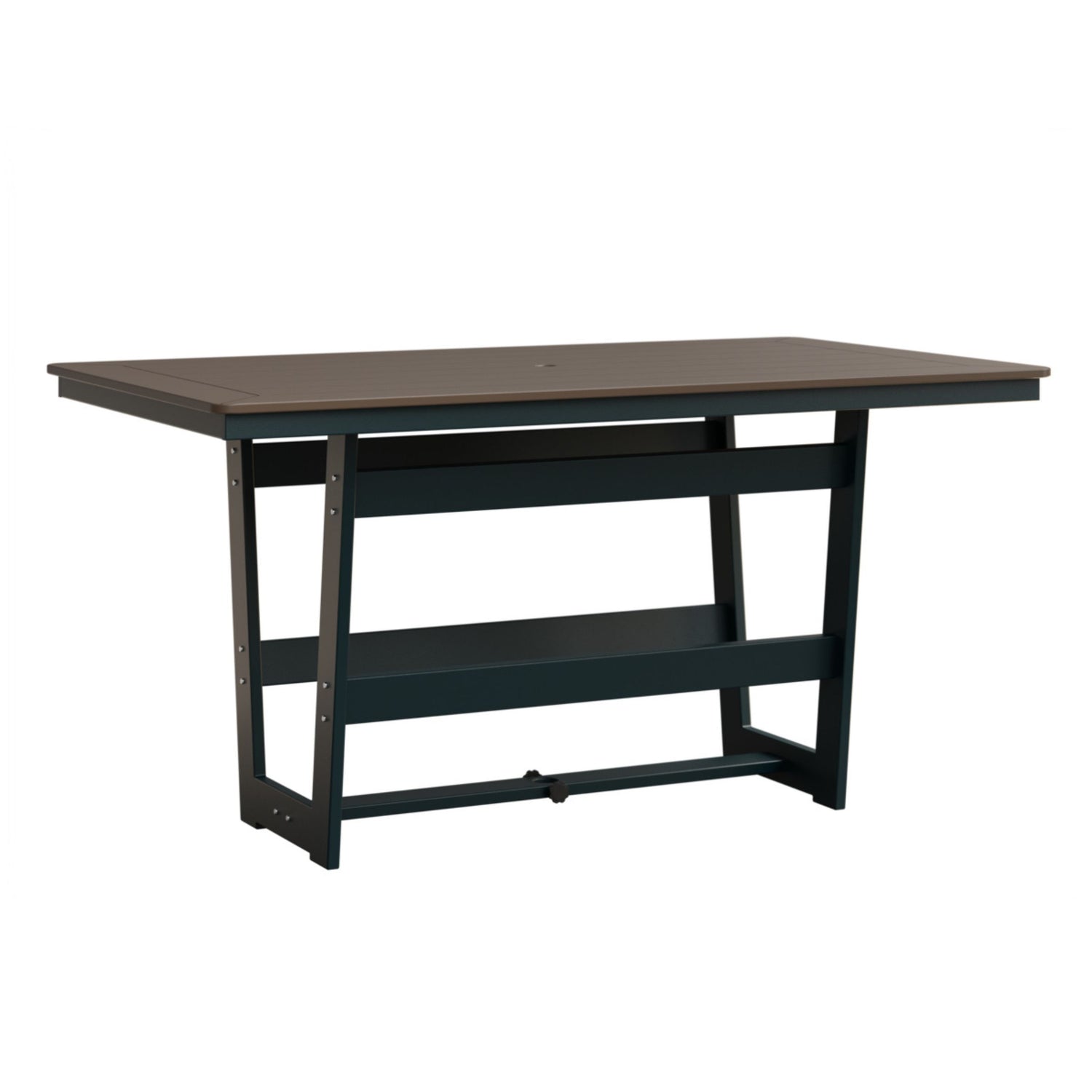 Berlin Gardens Hudson 70″ Outdoor Poly Lumber Rectangular Counter Height Table