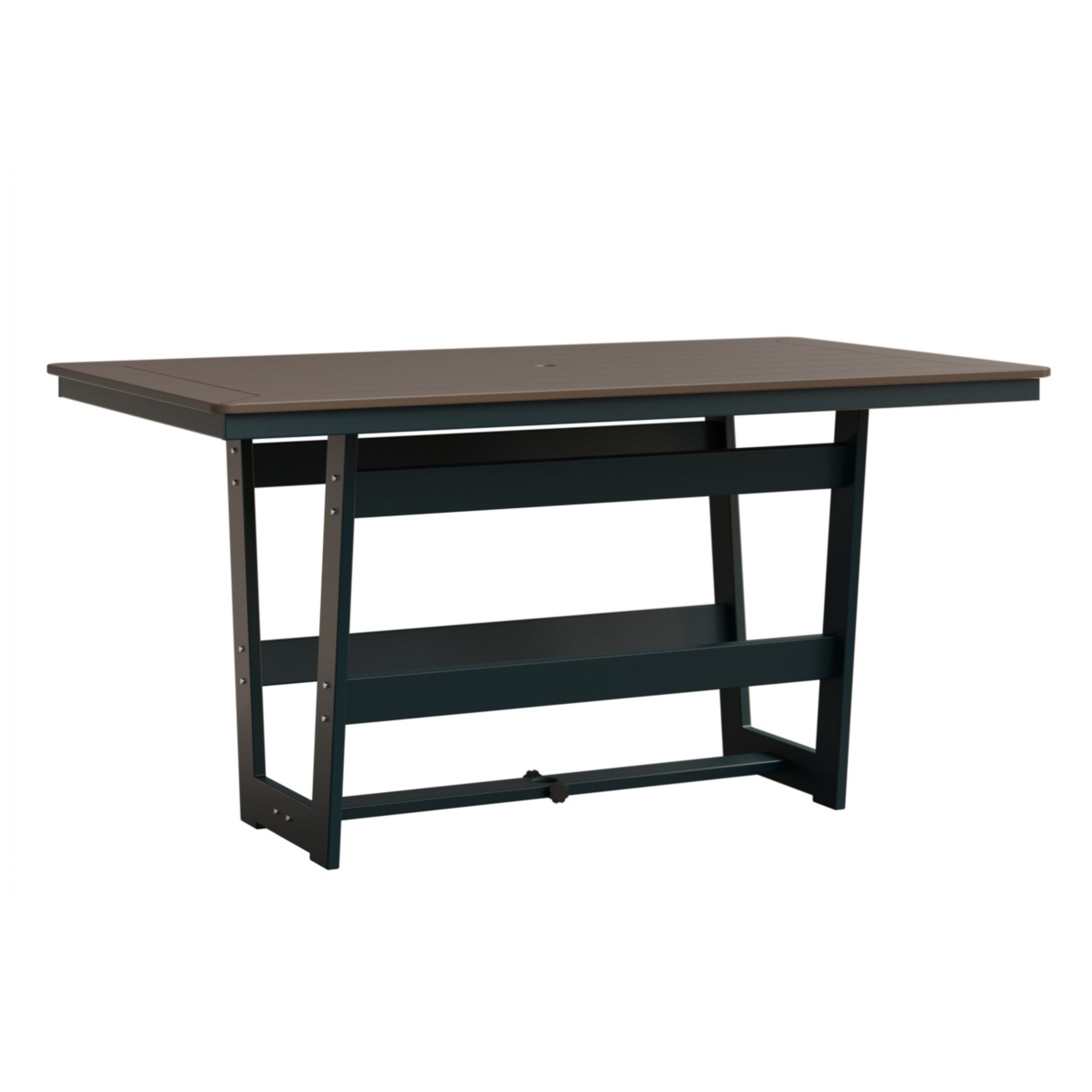 Berlin Gardens Hudson 70″ Outdoor Poly Lumber Rectangular Counter Height Table