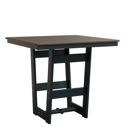 Berlin Gardens Hudson 40″ Outdoor Poly Lumber Square Bar Table