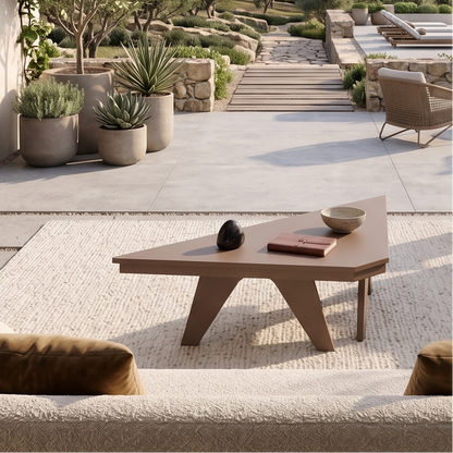 Berlin Gardens Poly Lumber Angled Accessory Table