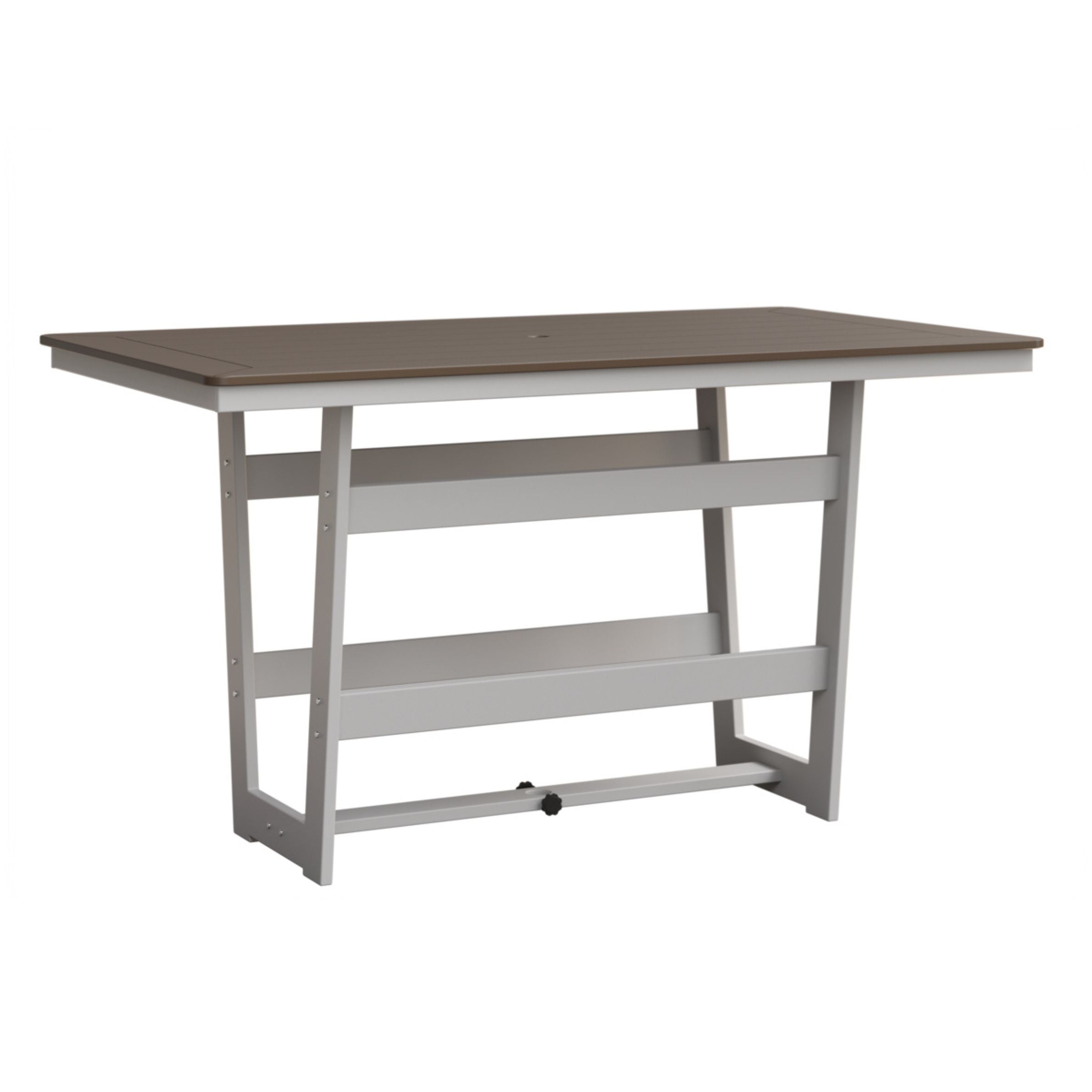 Berlin Gardens Hudson 70″ Outdoor Poly Lumber Rectangular Bar Table