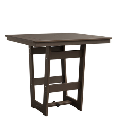 Berlin Gardens Hudson 40″ Outdoor Poly Lumber Square Bar Table