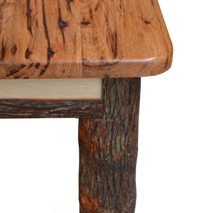 Keystone Amish Co. Hickory Solid Wood End Table
