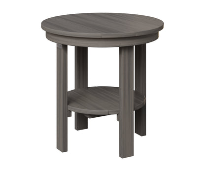 Berlin Gardens Outdoor Poly Lumber Round End Dining Table