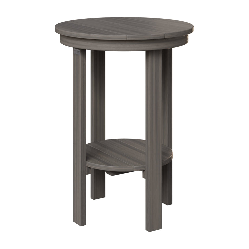 Berlin Gardens Outdoor Poly Lumber Round End Counter Table