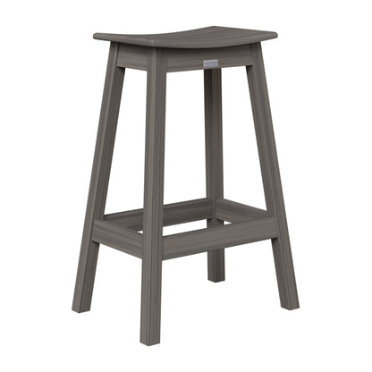 Berlin Gardens Outdoor Saddle Poly Lumber Bar Stool
