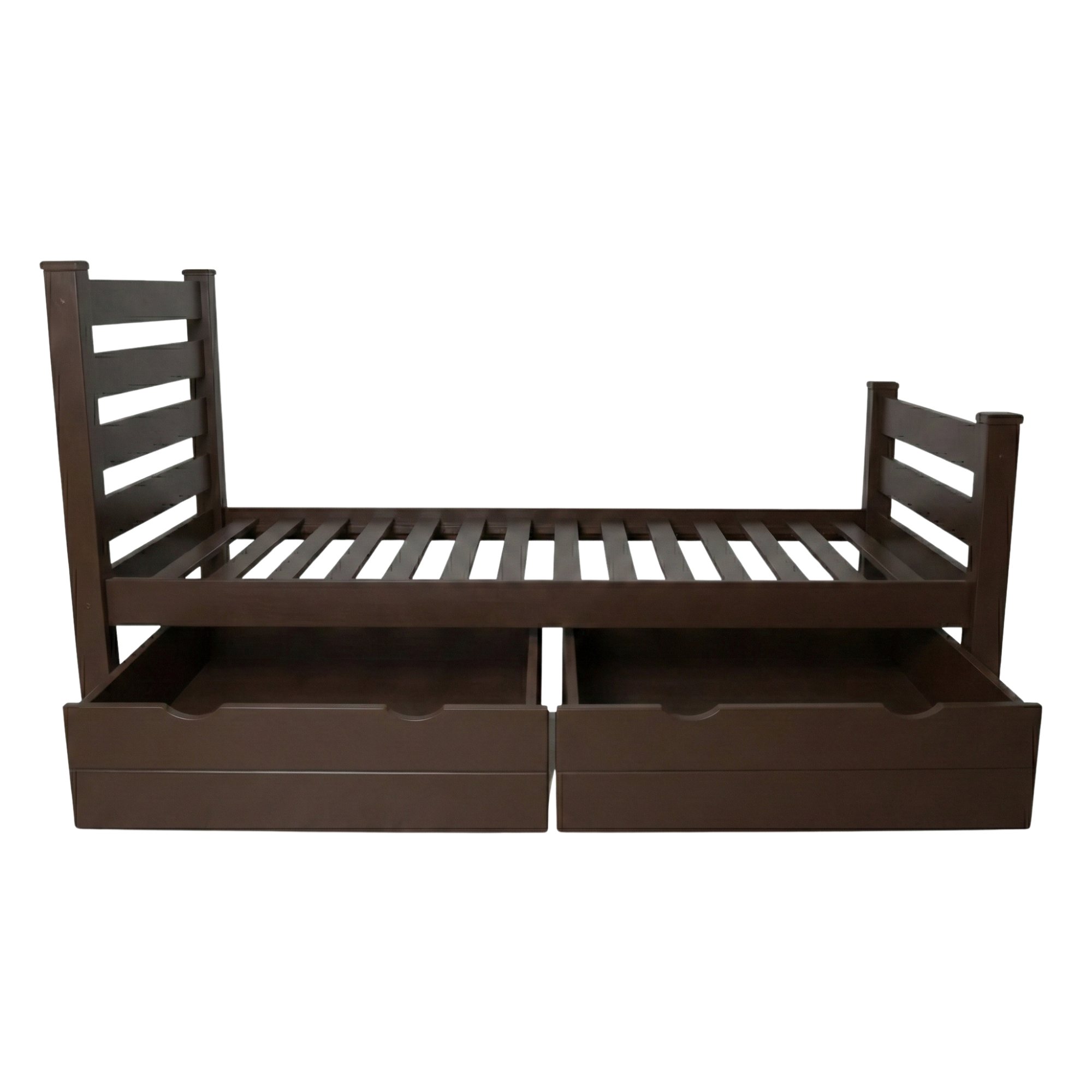 Versaloft Homestead Amish Made Bed Frame with Headboard, Footboard, and 2-Piece Drawers