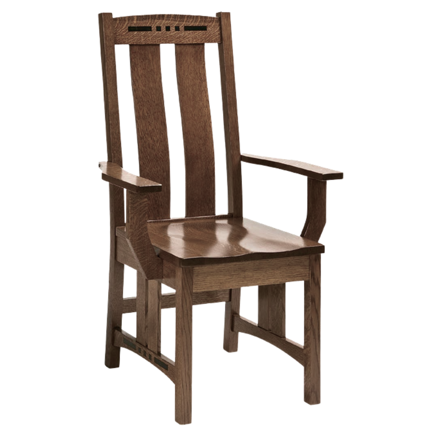 Hoosier Timbercraft Georgetown Oak Arm Dining Chair
