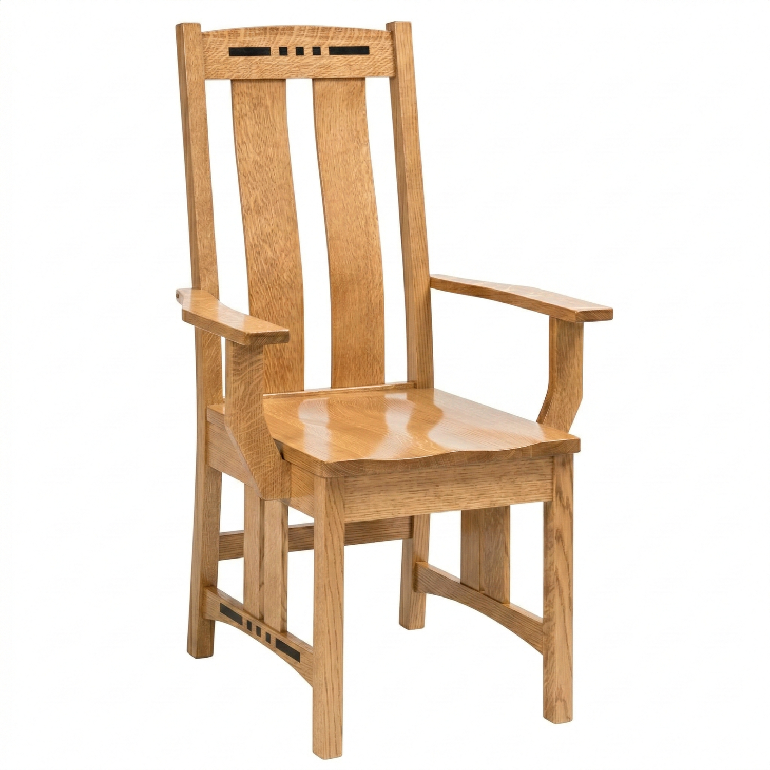 Hoosier Timbercraft Georgetown Oak Arm Dining Chair