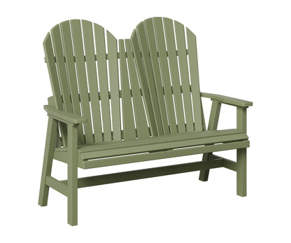 Berlin Gardens Comfo Back Outdoor Poly Lumber Loveseat
