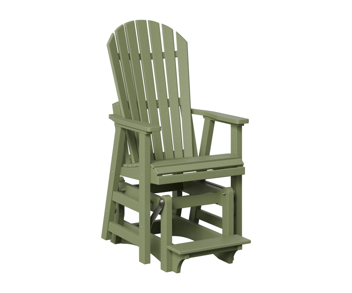Berlin Gardens Comfo Back Outoor Poly Lumber Single Counter Glider