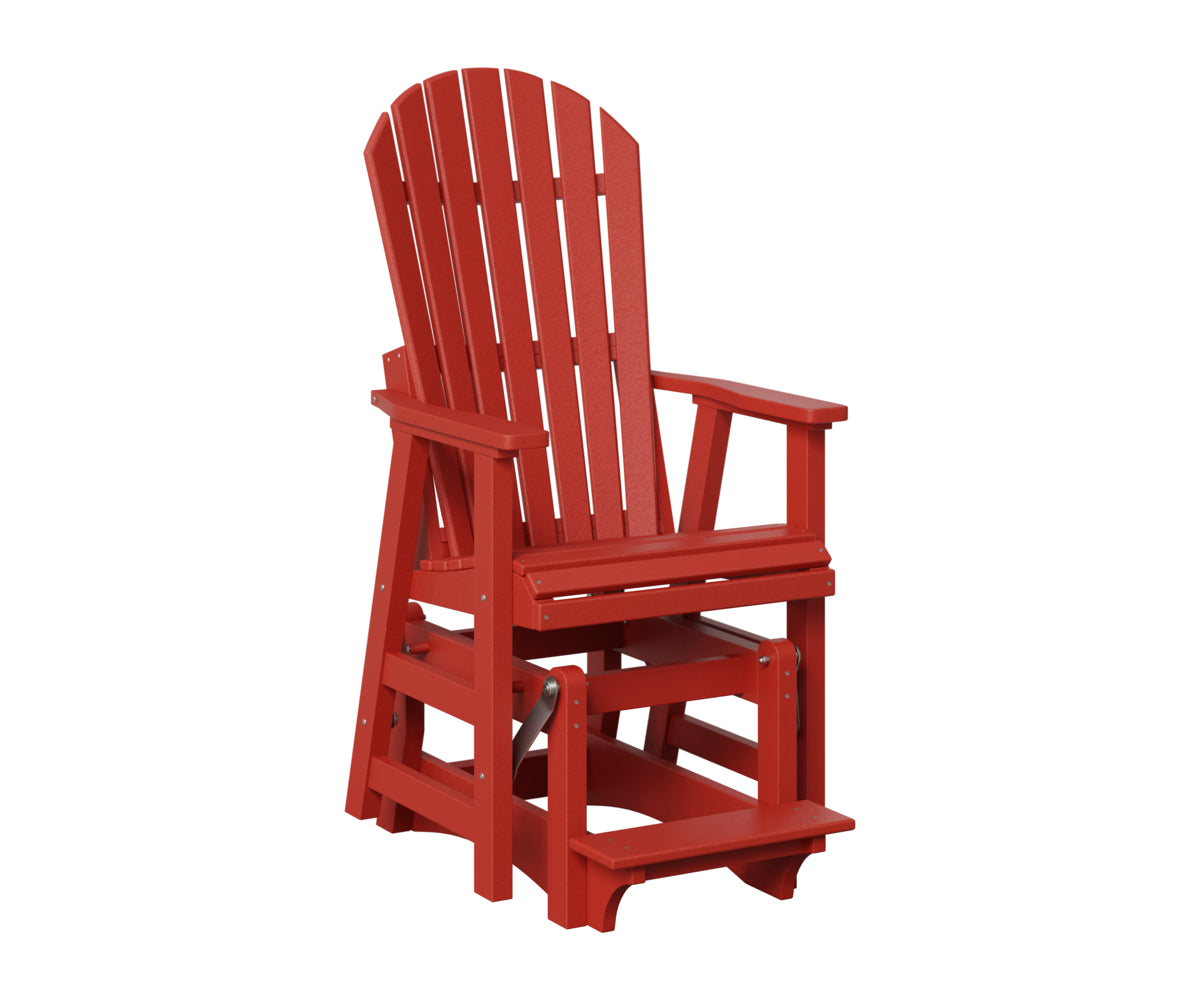 Berlin Gardens Comfo Back Outoor Poly Lumber Single Counter Glider
