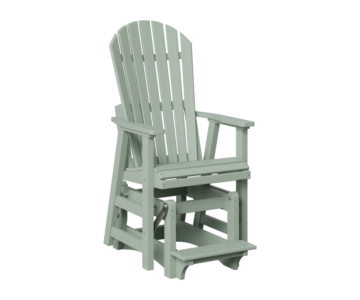 Berlin Gardens Comfo Back Outoor Poly Lumber Single Counter Glider