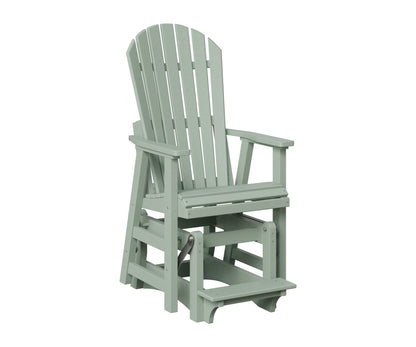 Berlin Gardens Comfo Back Outoor Poly Lumber Single Counter Glider