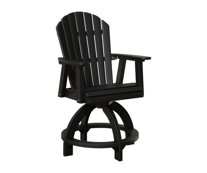 Berlin Gardens Comfo Back Outdoor Poly Lumber Swivel Counter Chair