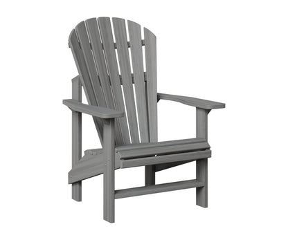 Berlin Gardens Comfo Back Outdoor Poly Lumber Upright Adirondack Chair