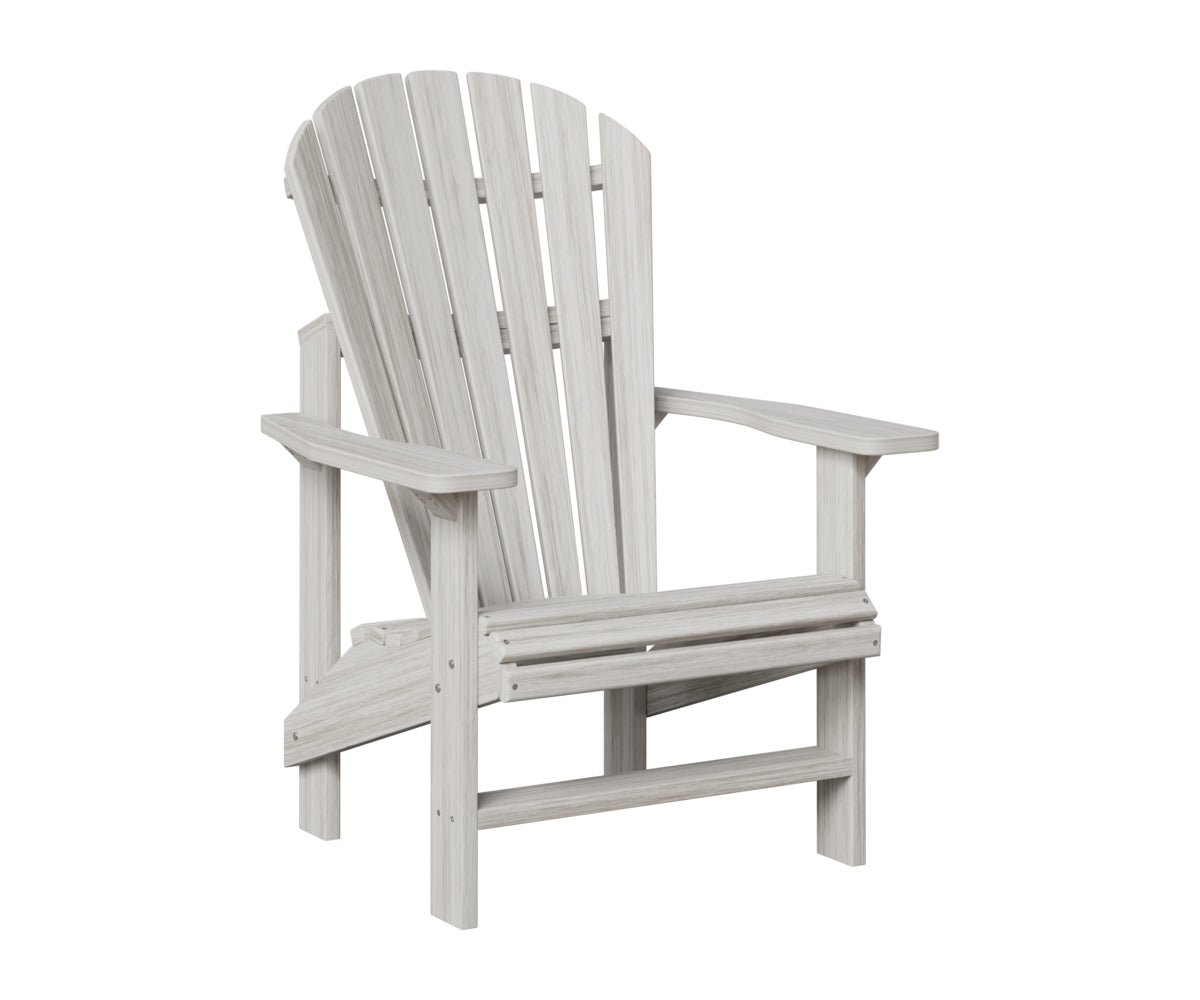 Berlin Gardens Comfo Back Outdoor Poly Lumber Upright Adirondack Chair