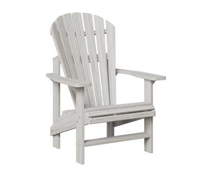 Berlin Gardens Comfo Back Outdoor Poly Lumber Upright Adirondack Chair