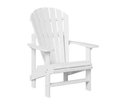 Berlin Gardens Comfo Back Outdoor Poly Lumber Upright Adirondack Chair