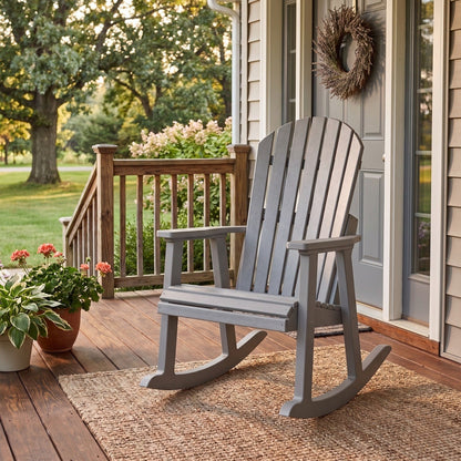 Berlin Gardens Comfo Back Poly Lumber Rocker