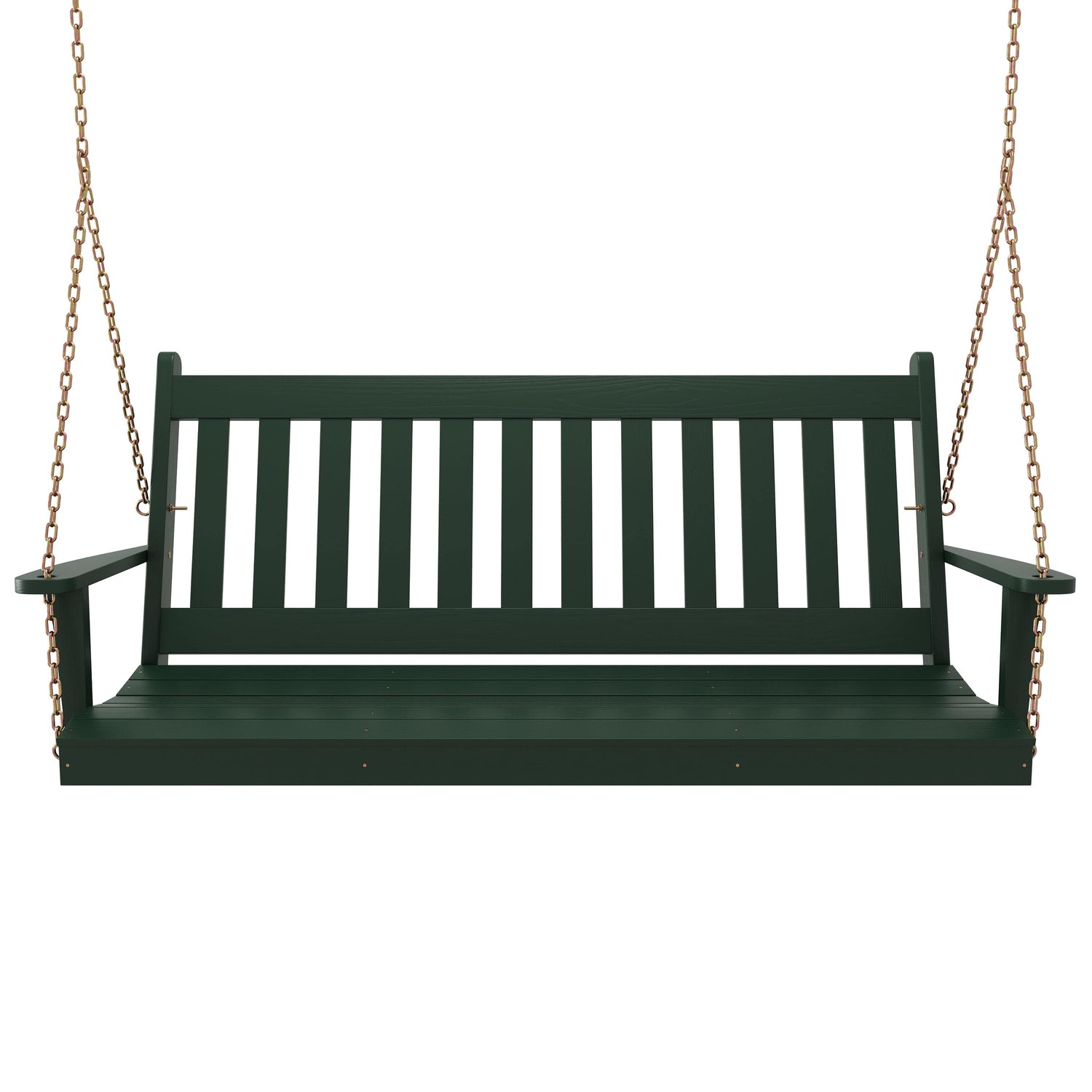 Keystone Amish Co. 5 Foot Franklin Porch Swing, Dark Green