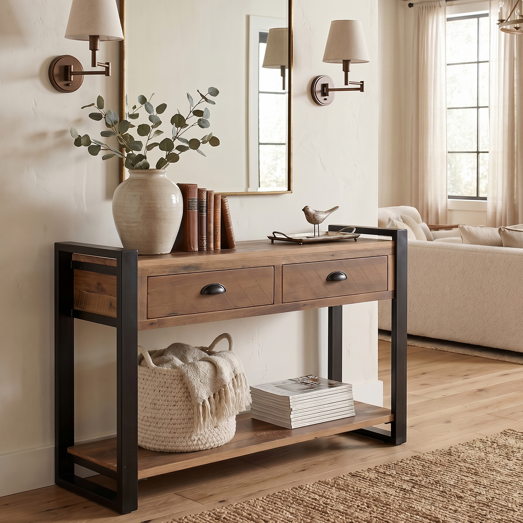 Legacy Estate Dalton Reclaimed Barnwood Console Table