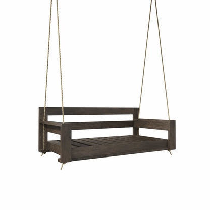 Amish Casual The Danville Daybed Swing, 5 ft, Dark Walnut