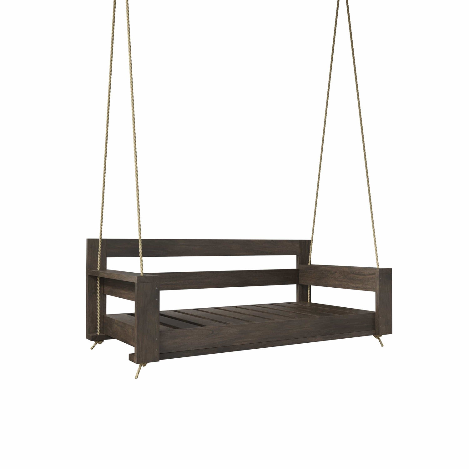 Amish Casual The Danville Daybed Swing, Twin, Dark Walnut