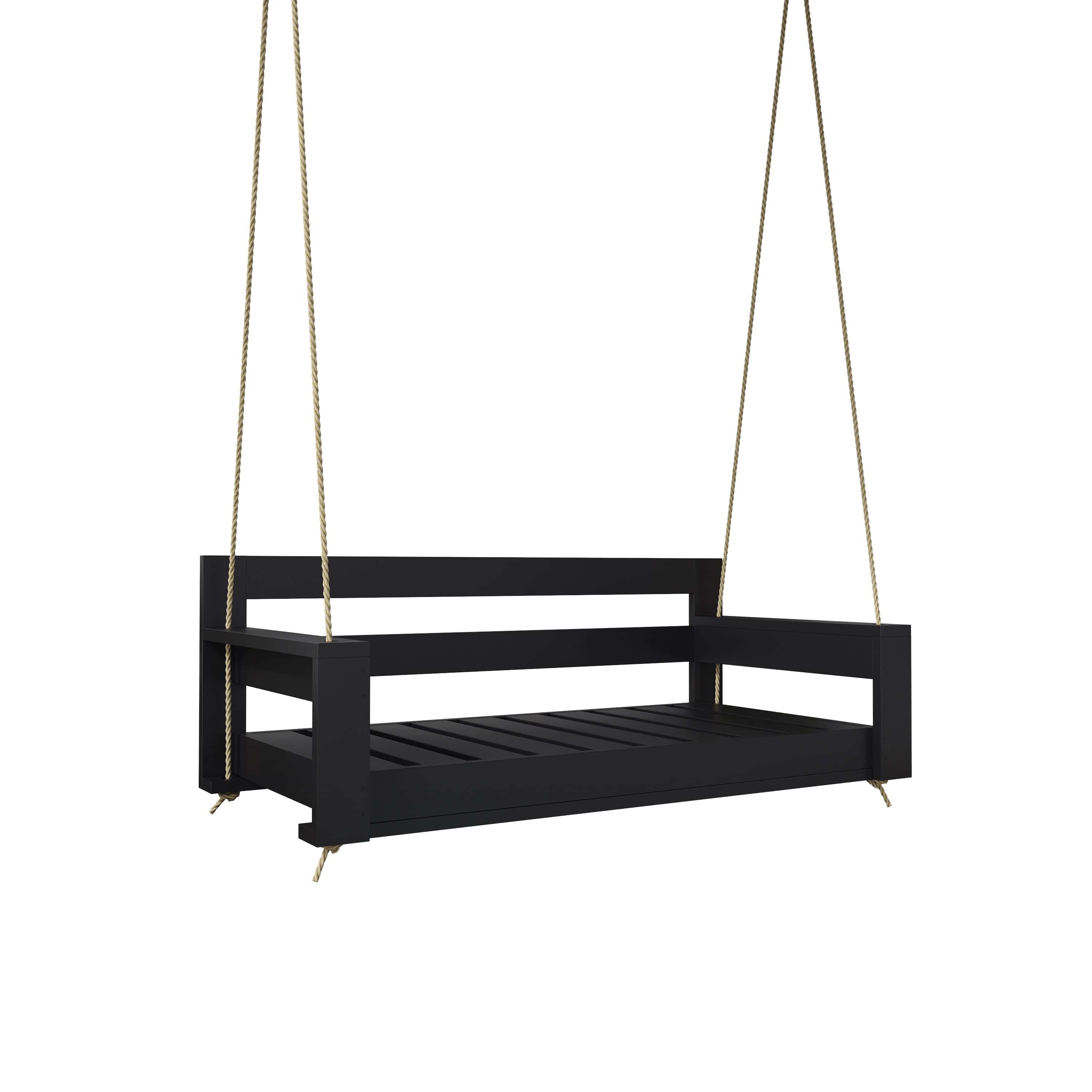 Amish Casual The Danville Daybed Swing, Full, Black Paint
