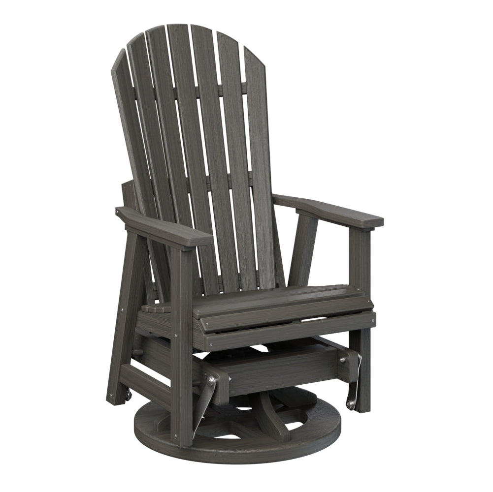 Berlin Gardens Comfo Back Poly Lumber Swivel Glider
